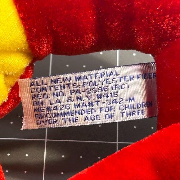 Red & Yellow Tree Frog Plush 15" Stuffed Animal Rain Forest Exotic Tropical - Picture 11 of 12